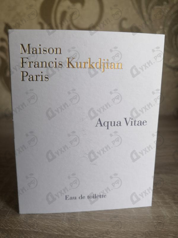 Духи Aqua Vitae от Maison Francis Kurkdjian