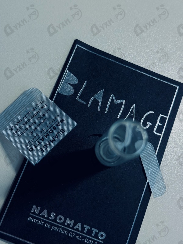 Парфюмерия Blamage от Nasomatto