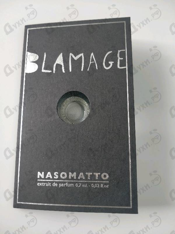 Парфюмерия Blamage от Nasomatto