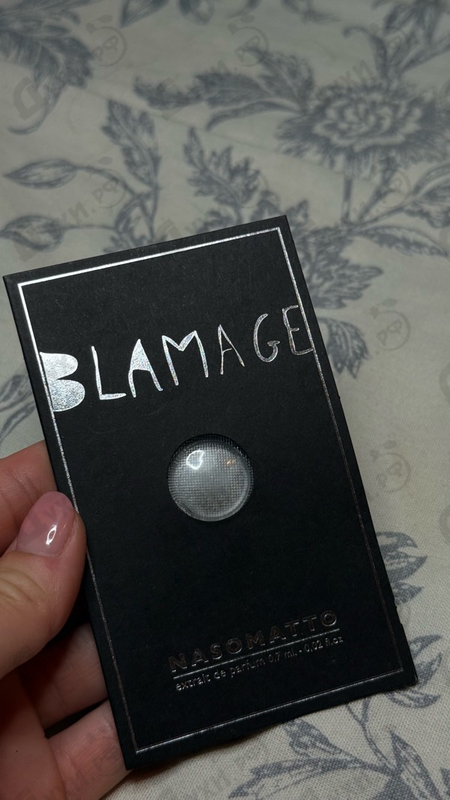 Духи Blamage от Nasomatto