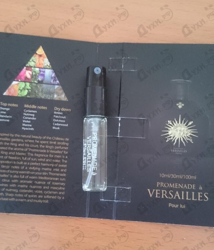 Парфюмерия Promenade от Parfums du Chateau de Versailles