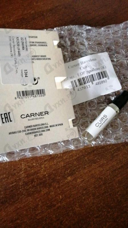 Духи Cuirs от Carner Barcelona Отзывы Carner Barcelona Cuirs