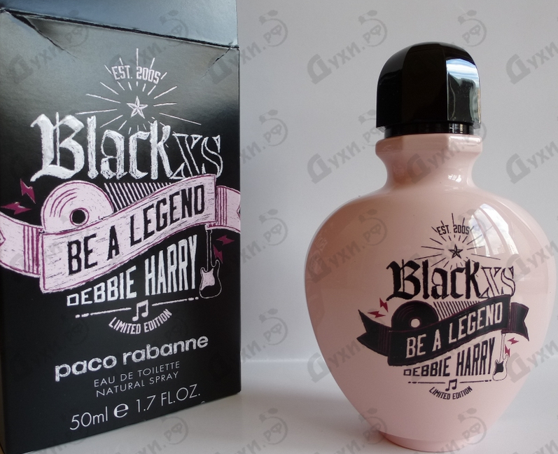 Духи Black XS Be A Legend Debbie Harry от Paco Rabanne