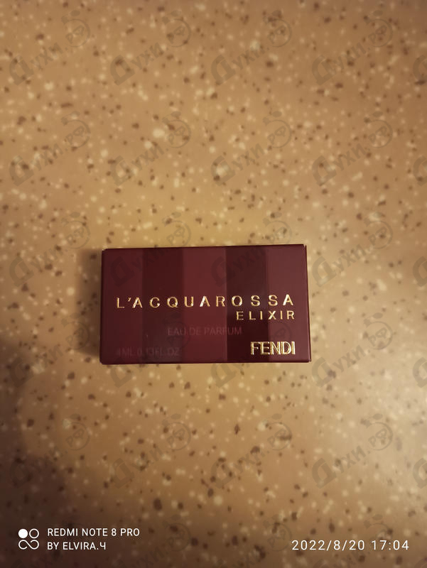 Купить Fendi L'acquarossa Elixir Купить L'acquarossa Elixir от Fendi