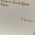 Отзывы Maison Francis Kurkdjian A La Rose Купить A La Rose от Maison Francis Kurkdjian