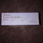 Отзыв Maison Francis Kurkdjian A La Rose