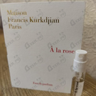 Отзыв Maison Francis Kurkdjian A La Rose