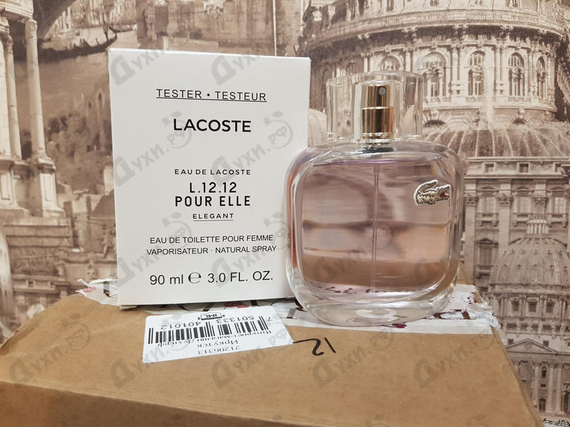 Парфюмерия L.12.12 Pour Elle Elegant от Lacoste Купить Lacoste L.12.12 Pour Elle Elegant