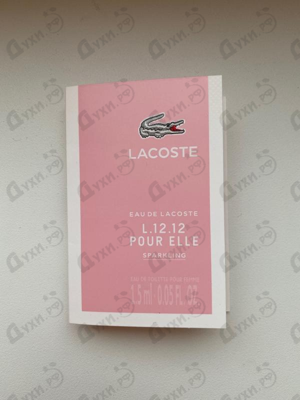 Парфюмерия L.12.12 Pour Elle Sparkling от Lacoste Отзывы Lacoste L.12.12 Pour Elle Sparkling