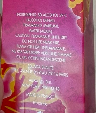 Парфюмерия Tropical Punch от Escada