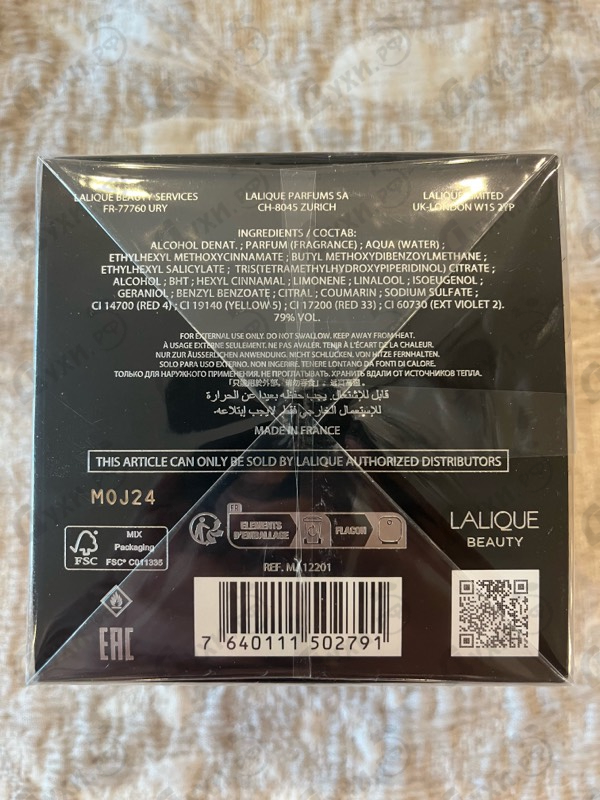 Купить Encre Noire A L'extreme от Lalique