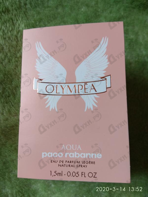 Отзывы Paco Rabanne Olympea Aqua Парфюмерия Olympea Aqua от Paco Rabanne