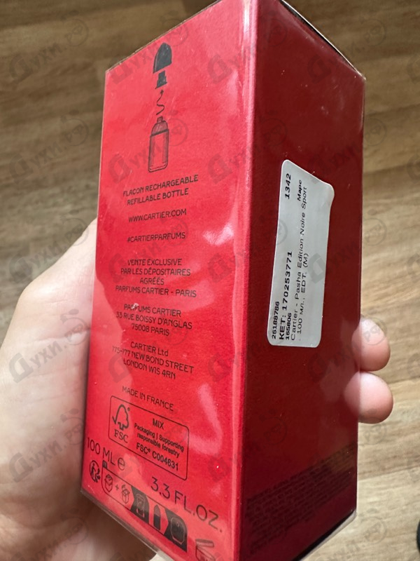 Парфюмерия Pasha Edition Noire Sport от Cartier