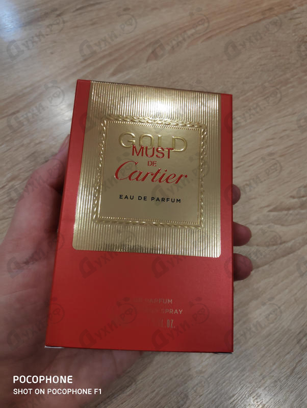 Духи Must Gold от Cartier