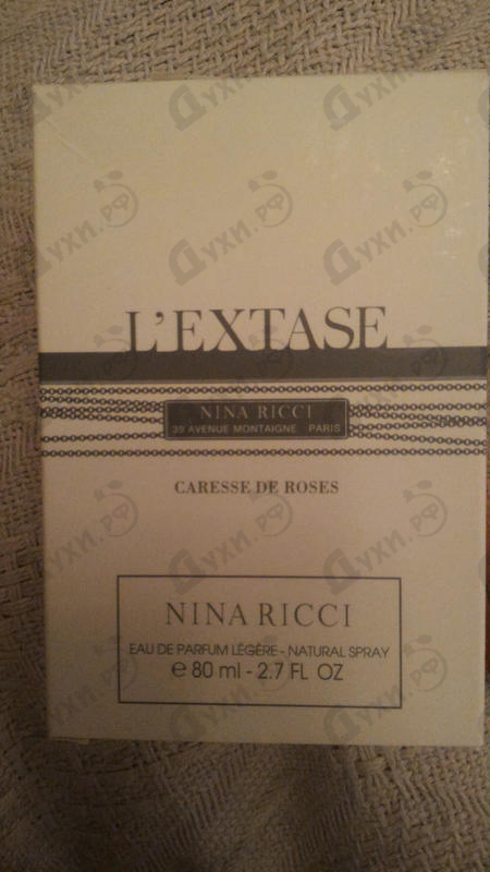 Отзывы Nina Ricci L'extase Caresse De Roses Парфюмерия L'extase Caresse De Roses от Nina Ricci