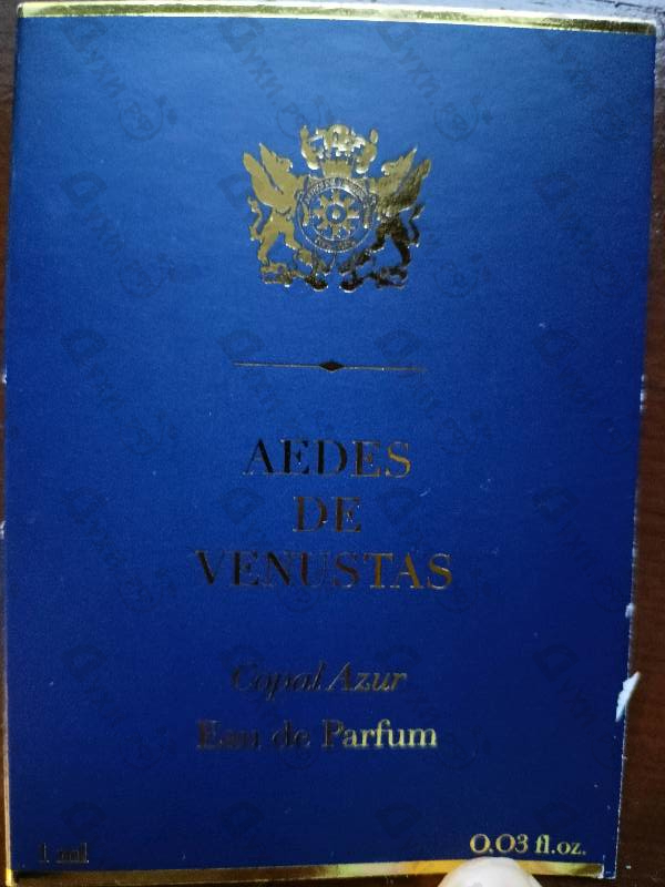 Отзыв Aedes de Venustas Copal Azur