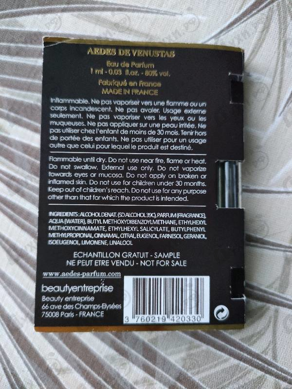 Купить Palissandre D'or от Aedes de Venustas