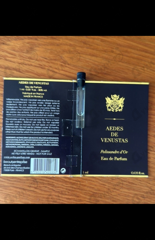 Духи Palissandre D'or от Aedes de Venustas