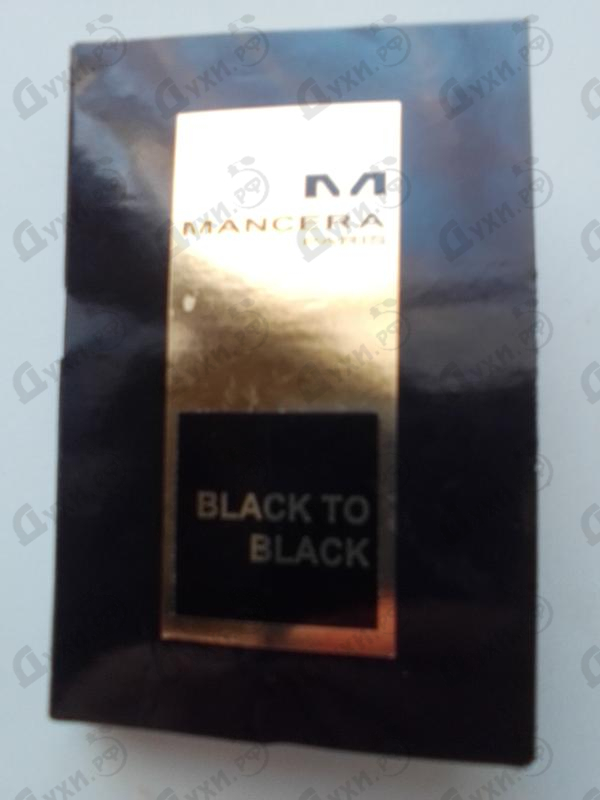 Духи Black To Black от Mancera