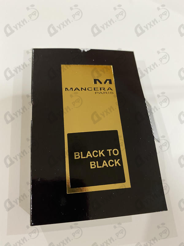 Духи Black To Black от Mancera Отзывы Mancera Black To Black