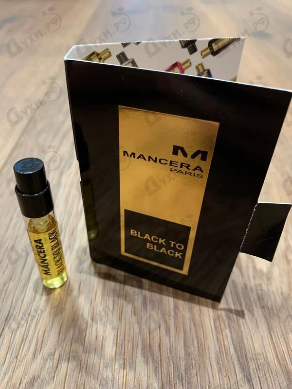 Духи Black To Black от Mancera Отзыв Mancera Black To Black
