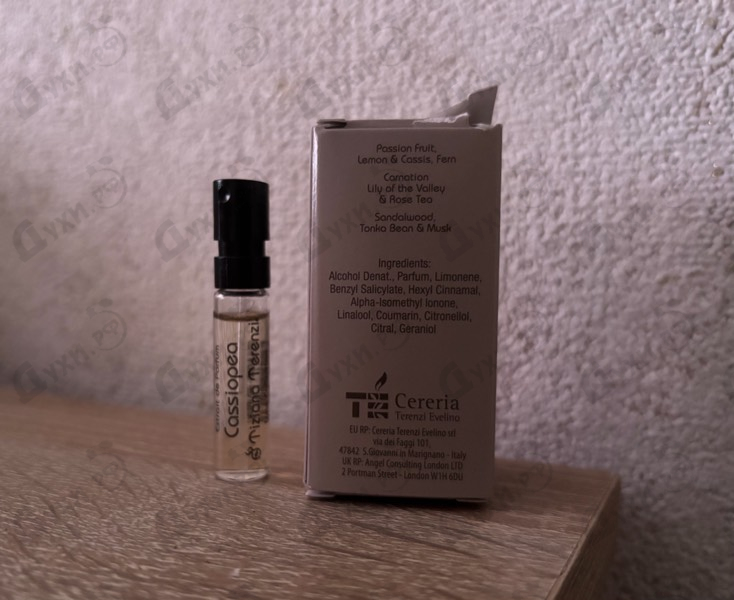 Парфюмерия Cassiopea от Tiziana Terenzi