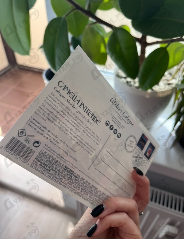 Отзыв Atelier Cologne Camelia Intrepide Парфюмерия Camelia Intrepide от Atelier Cologne