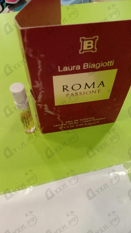 Духи Roma Passione от Laura Biagiotti Отзыв Laura Biagiotti Roma Passione