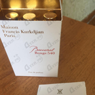Отзыв Maison Francis Kurkdjian Baccarat Rouge 540