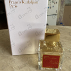 Отзыв Maison Francis Kurkdjian Baccarat Rouge 540