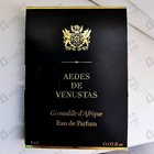 Парфюм Aedes de Venustas Grenadille D'afrique