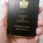Отзыв Aedes de Venustas Grenadille D'afrique