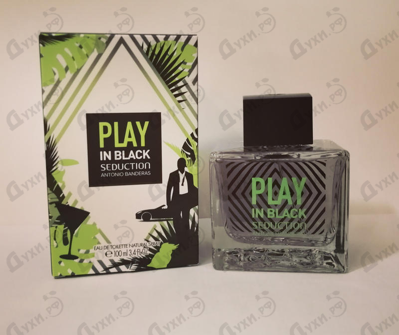 Духи Play In Black Seduction For Men от Antonio Banderas