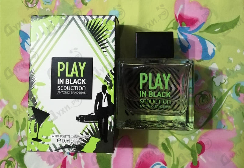 Парфюмерия Play In Black Seduction For Men от Antonio Banderas