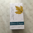 Отзыв Atelier Cologne Citron D'erable