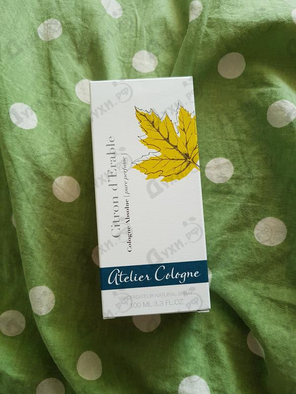 Парфюмерия Citron D'erable от Atelier Cologne