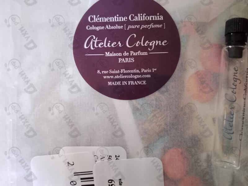 Парфюмерия Clementine California от Atelier Cologne