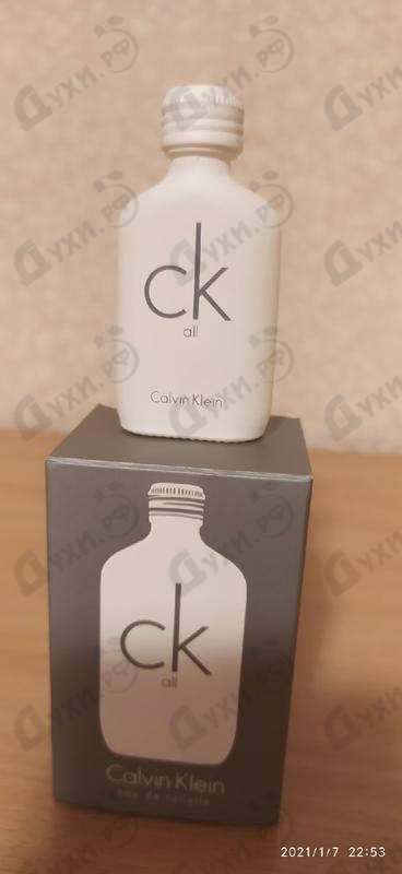 Парфюмерия Ck All от Calvin Klein
