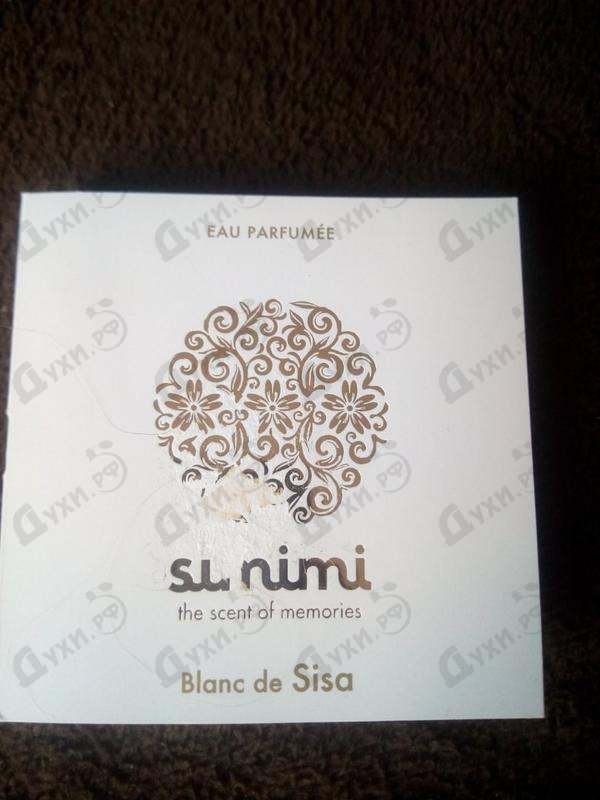 Духи Blanc De Sisa от Simimi