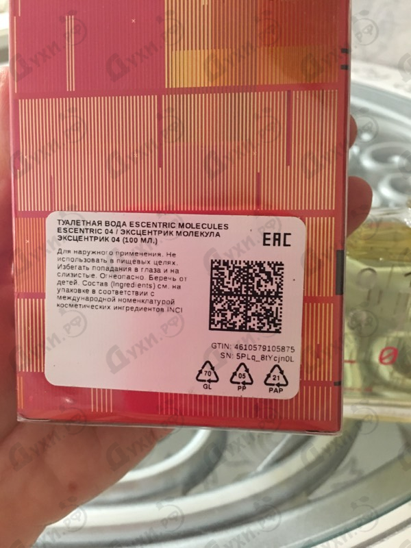Духи Escentric 04 от Escentric Molecules