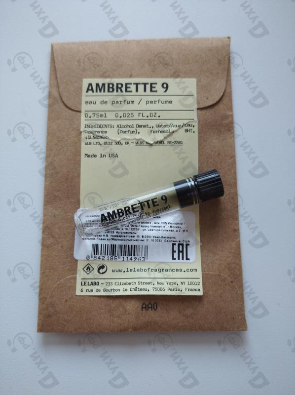 Парфюмерия Le Labo Ambrette 9