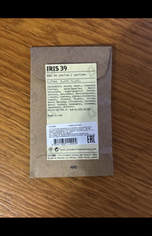Купить Iris 39 от Le Labo