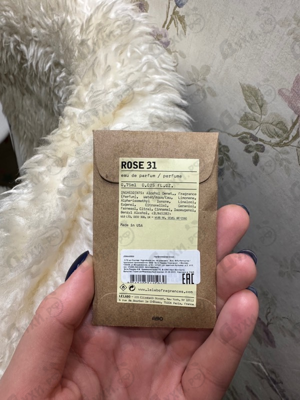 Духи Rose 31 от Le Labo