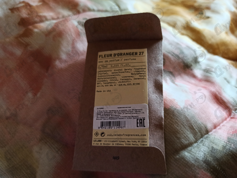 Парфюмерия Fleur D'oranger 27 от Le Labo