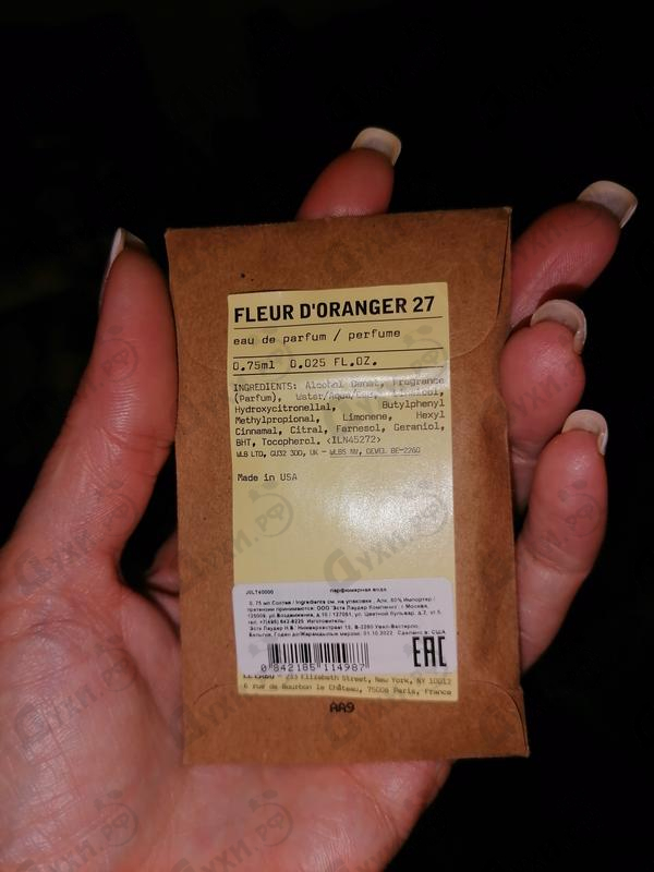 Купить Fleur D'oranger 27 от Le Labo