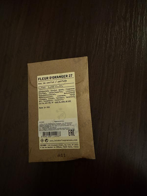 Парфюмерия Fleur D'oranger 27 от Le Labo