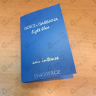 Отзывы Dolce & Gabbana Light Blue Eau Intense
