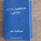 Отзывы Dolce & Gabbana Light Blue Eau Intense