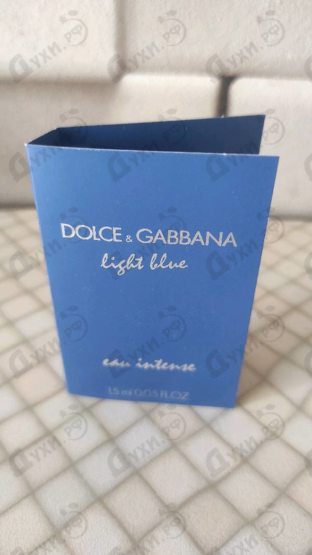 Отзыв Dolce & Gabbana Light Blue Eau Intense