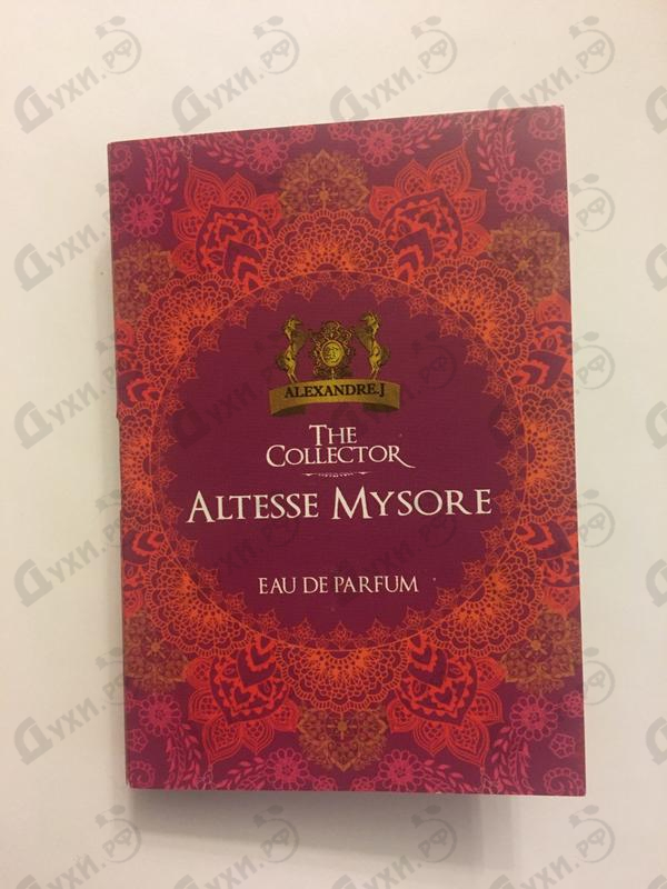 Духи Altesse Mysore от Alexandre J